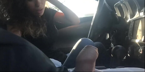 skipping school to suck a dick on my last day of school car sex