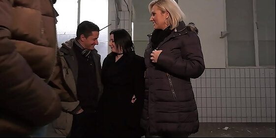 german milf tatjana young and teen elisa18 talk to swinger foursome